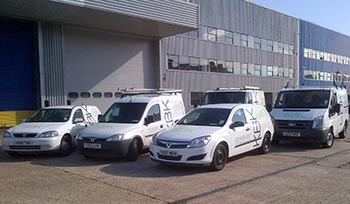 KBK's fleet of vans